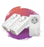 Strong Powerline 600 Triple Pack EU V2 600 Mbit/s Ethernet Blanco 3 pieza(s)