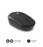 SUBBLIM Alfombrilla con Ratón Harmony Pack Mousepad XL + Wireless Mouse Black