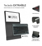 SUBBLIM Funda con Teclado KeyTab Pro BT Lenovo Tab M10 FHD Plus de 10.3