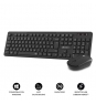 SUBBLIM Teclado Ergonómico y ratón Combo Business Slim Silencioso Inalámbrico 2.4G