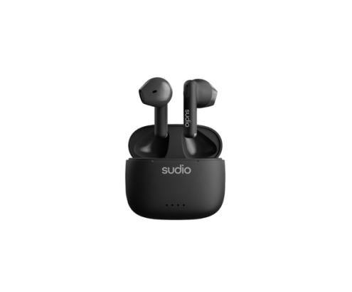 Sudio A1BLK auricular y casco Auriculares True Wireless Stereo (TWS) Dentro de oído Llamadas/Música USB Tipo C Bluetooth Negro