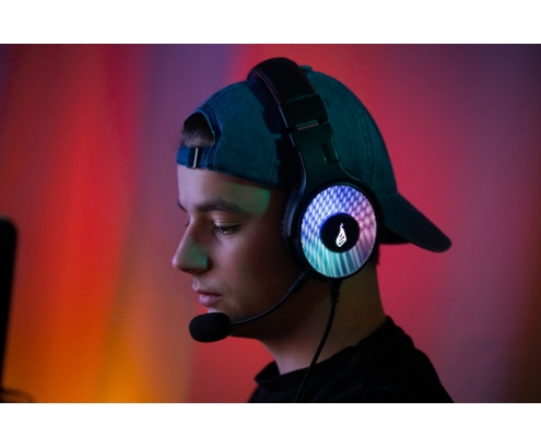 SureFire Harrier 360 Auriculares Alámbrico Diadema Juego USB tipo A Carbono