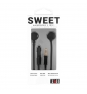SWEET- Auriculares + micrï¿½fono - Negro