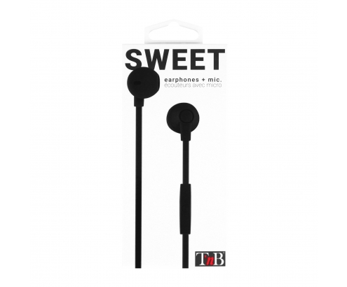 SWEET- Auriculares + micr�fono - Negro
