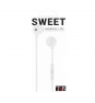 SWEET- Auriculares + microfono - Blanco