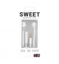 SWEET- Auriculares + microfono - Blanco