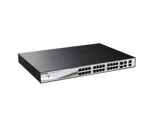 SWITCH D-LINK 24PTOS POE NEGRO DGS-1210-28P