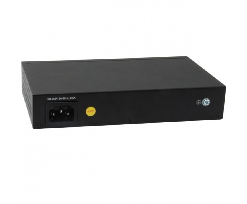 SWITCH LEVEL ONE GESTIONABLE L2 8PTOS 10/100/1000 2PTOS GIGABIT NEGRO GEL-1061