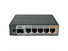 SWITCH MIKROTIK RB760iGS 5 PTOS GIGABIT NEGRO RB760iGS