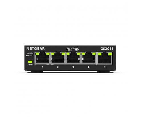 SWITCH NETGEAR PLUS 5 PTOS 10/100/1000 GS305E-100PES