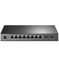 SWITCH SEMIGESTIONABLE TP-LINK T1500-10PS 8P GIGA POE (53W)+ 2P SFP  RACK