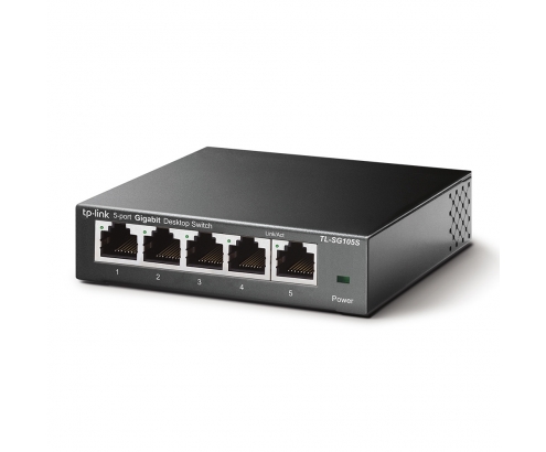 Switch Tp-link No administrado L2 5 puertos Gigabit Ethernet 10/100/1000 Negro TL-SG105S