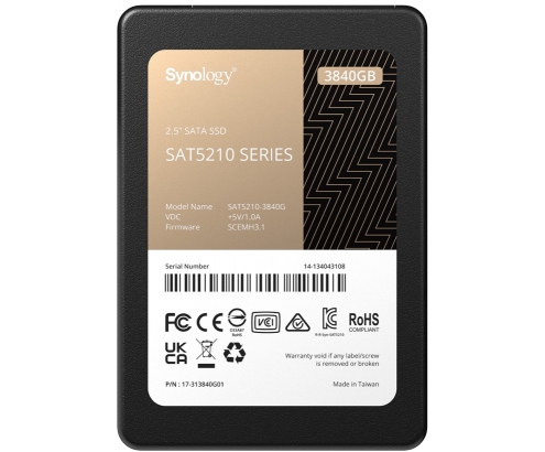 Synology Disco SSD 2.5â€ SATA 3840 GB Serial ATA III