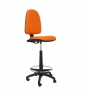 TABURETE AYNA SIMILPIEL NARANJA T04CPSPNA