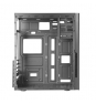 Tacens 2INITIOX, Caja PC Semitorre ATX, Ventilador 12cm, Frontal Aluminio Pulido, Negro