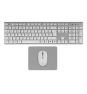 Tacens 6ZENITHWFR teclado Ratón incluido Hogar / Oficina RF inalámbrico AZERTY Francés Plata, Blanco