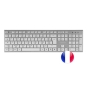 Tacens 6ZENITHWFR teclado Ratón incluido Hogar / Oficina RF inalámbrico AZERTY Francés Plata, Blanco