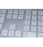 Tacens 6ZENITHWIT teclado Ratón incluido Hogar / Oficina RF inalámbrico QWERTY Italiano Plata, Blanco