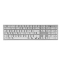 Tacens 6ZENITHWPT teclado Ratón incluido Hogar / Oficina RF inalámbrico QWERTY Portugués Plata, Blanco