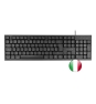 Tacens Anima ACP02IT teclado Ratón incluido Hogar / Oficina USB QWERTY Italiano Negro
