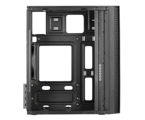 Tacens Anima ACX, Caja Mini Torre Micro ATX, Frontal Aluminio Pulido, Ventilador 12cm, USB 3.0, Negro