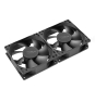 Tacens Anima AF8X2 sistema de refrigeración para ordenador Carcasa del ordenador Ventilador 8 cm Negro 2 pieza(s)