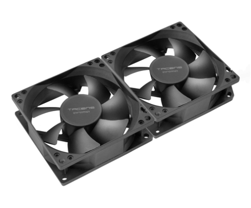 Tacens Anima AF8X2 sistema de refrigeración para ordenador Carcasa del ordenador Ventilador 8 cm Negro 2 pieza(s)