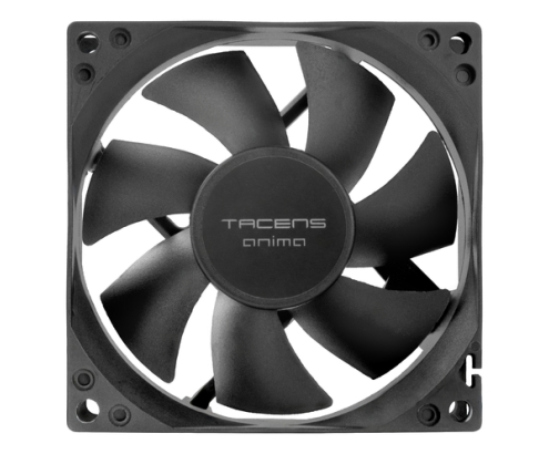 Tacens Anima AF8X2 sistema de refrigeración para ordenador Carcasa del ordenador Ventilador 8 cm Negro 2 pieza(s)