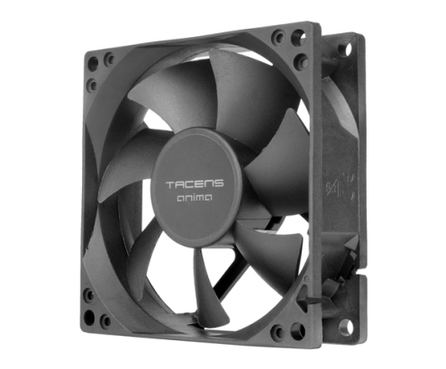 Tacens Anima AF8X2 sistema de refrigeración para ordenador Carcasa del ordenador Ventilador 8 cm Negro 2 pieza(s)