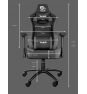 TALIUS silla Vulture gaming Negra, Naranja butterfly