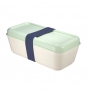 Taper rectangular milan con tapa verde capacidad 0.75l apto para microondas congelador exterior mate 085110GR