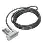Targus ASP96RGLX cable antirrobo Plata 2 m