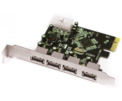 TARJETA USB 3.0 4 PUERTOS PCI-E APPROX APPPCIE4P 