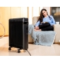 Taurus Agadir 2500 Interior Negro 2000 W Radiador de aceite eléctrico