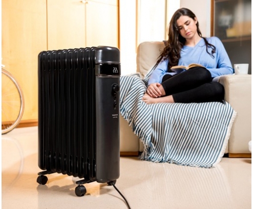 Taurus Agadir 2500 Interior Negro 2000 W Radiador de aceite eléctrico