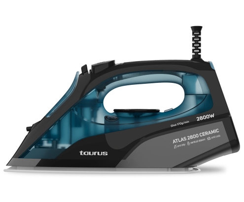 Taurus ATLAS 2800 CERAMIC Plancha a vapor Suela de cerámica 2800 W Negro, Azul, Gris