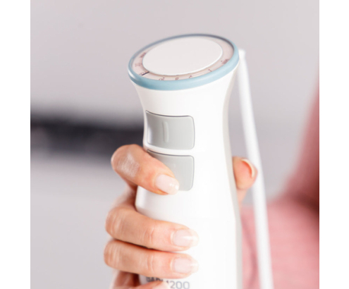 Taurus BAPI 1200 PURE 0,7 L Batidora de inmersión 1200 W Gris, Blanco