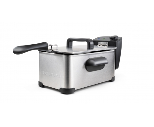 Taurus Fry 3 Sencillo 3 L Independiente 2000 W Freidora Acero inoxidable