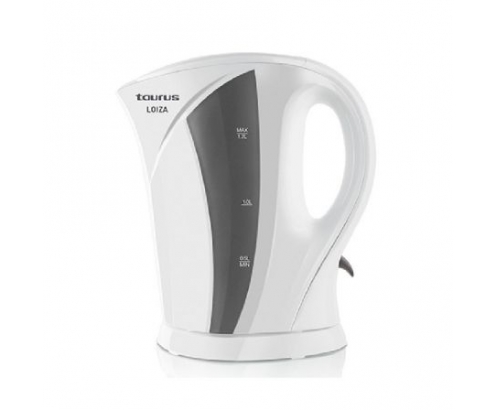 TAURUS LOIZA HERVIDOR 1.7L FILTRO EXTRAIBLE DESCONEXION AUTOMATICA RECOGE CABLES INTERRUPTOR ENCENDIDO APAGADO 958514000