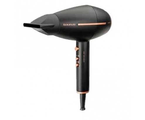 Taurus Shining 2400 Ionic secador de pelo 2400w 2 velocidades 3 temperaturas 2 concetradores difusor negro 900386000