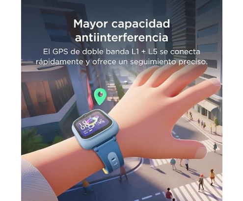 TCL Movetime MT48 Kids Watch 4G Azul con GPS, Videollamadas y Resistencia IP68