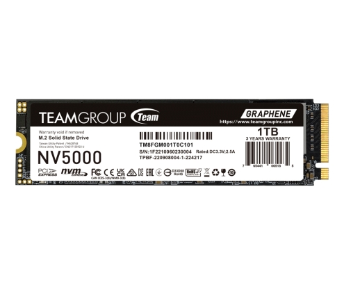 Team Group NV5000 1 TB M.2 PCI Express 4.0 NVMe 3D NAND
