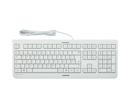 TECLADO CHERRY KC 1000 USB ALEMAN BLANCO JK-0800DE-0