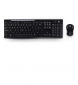 Teclado Logitech MK270 RF inalámbrico QWERTY Checa, Polaco, Turco Negro, Plata