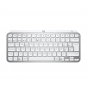 Teclado Logitech MX Keys Mini RF Wireless + Bluetooth QWERTY Español Aluminio, Blanco