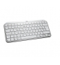 Teclado Logitech MX Keys Mini RF Wireless + Bluetooth QWERTY Español Aluminio, Blanco