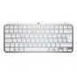Teclado Logitech MX Keys Mini RF Wireless + Bluetooth QWERTY Español Aluminio, Blanco