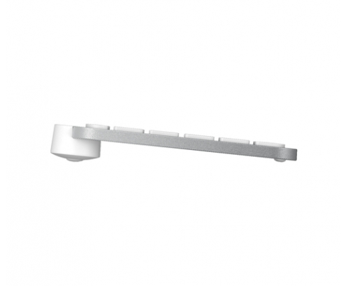 Teclado Logitech MX Keys Mini RF Wireless + Bluetooth QWERTY Español Aluminio, Blanco