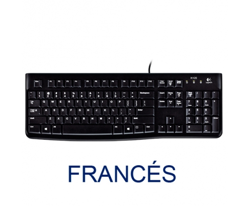 TECLADO LOGITECH OEM K120 FRANCES FOR BUSSINES (OEM) USB 920-002515
