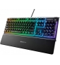 Teclado steelseries apex 3 retroiluminado español qwerty negro 64798